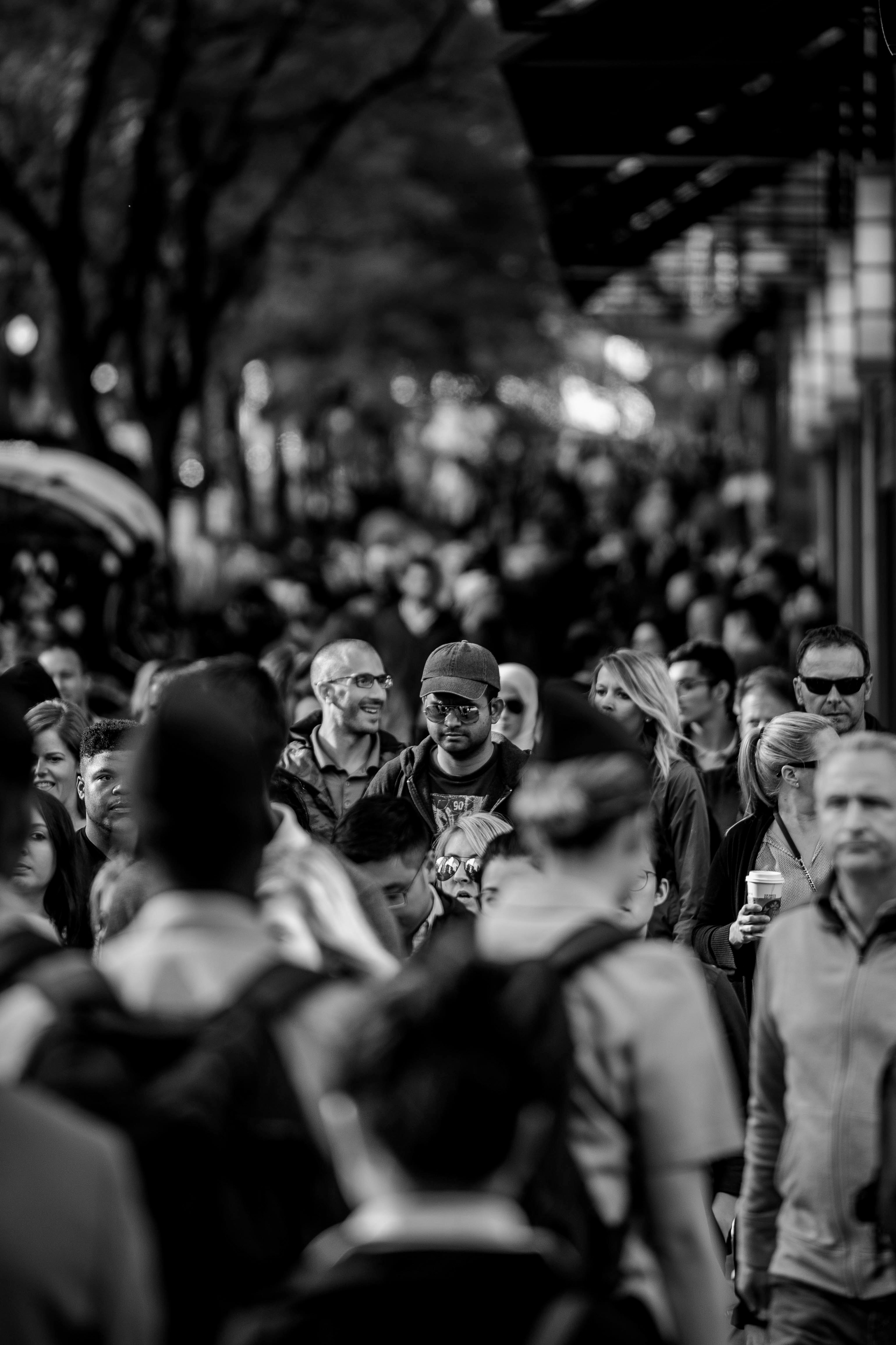 People in the UK streets